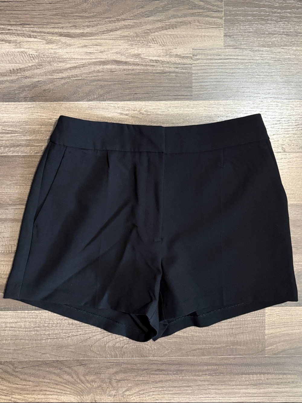 Dynamite Black High-Waist Tailored Women's Shorts
